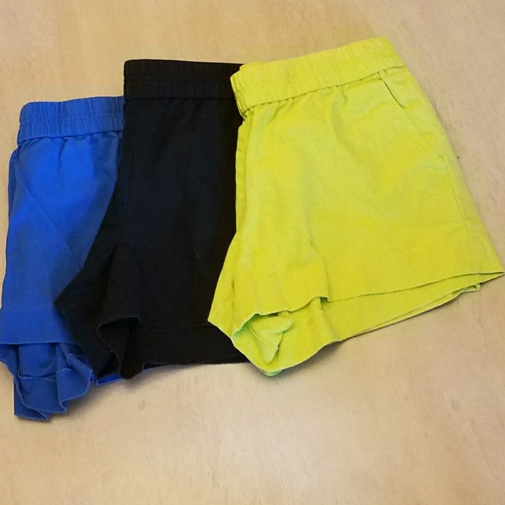 J. Crew 3" elastic waist shorts